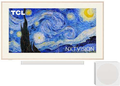 TCL NXTVISION A300 PRO 55 Zoll QLED PRO 4K UHD Fernseher, 4K HDR PRO, Matter Bildschirm, Smart Google TV (Dolby Vision IQ & Dolby Audio, 144Hz Motion Clarity Pro)