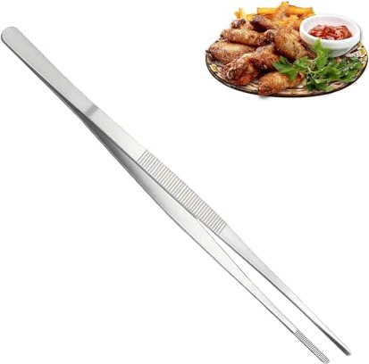 Pinzette da cucina, 30,5 cm, per barbecue, barbecue, barbecue, feste, barbecue