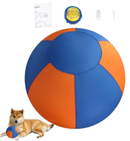 Hästbollar för hundar interaktiv lugnande boll | 20,5x13x13 cm vallhundsleksaker för utomhusbruk, poollek, stress- och spänningslindring, motverka uttråkning