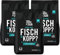 Tales & Tails Fisch Im Kopp Halbfeuchtes Trockenfutter für Hunde | Getreidefrei | Mit 60% Fisch Als Tierische Proteinquelle | Hohe Akzeptanz & Verträglichkeit | 3X 4kg