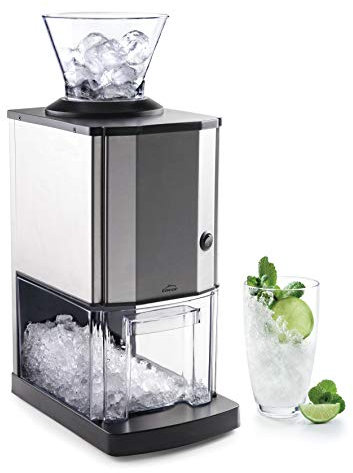 LACOR 69313-Picadora de Hielo Pro, 12 kg/h, 80 W, 2'80 L, Acero Inoxidable