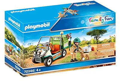 PLAYMOBIL 70346 Zoo-Tierarzt mit Fahrzeug, ab 4 Jahren
