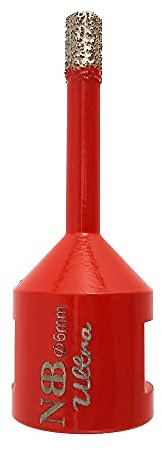 NBB Broca de diamante ultra calidad con M14, corona diamante para taladrar en seco y en húmedo en porcelana dura, cerámica, baldosas, granito, mármol, azulejo, para Amoladora Angular (1, 6mm)