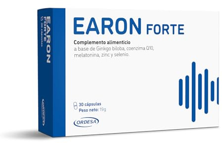 Earon forte │30 cápsulas │Complemento alimenticio para Molestias auditivas