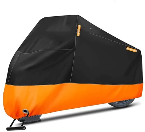 Funda para Moto Scooter para Macbor para Montana Y XR5 Funda Impermeable Motocicleta con Protección UV A Prueba Polvo Y Nieve Exteriores Durante Todo El Año(3XL for 220-230cm)
