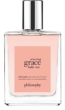 philosophy amazing grace ballet rose eau de toilette - dreamy & floral women's perfume - with notes of rose, lychee & musk - long lasting fragrance - 2 fl oz.
