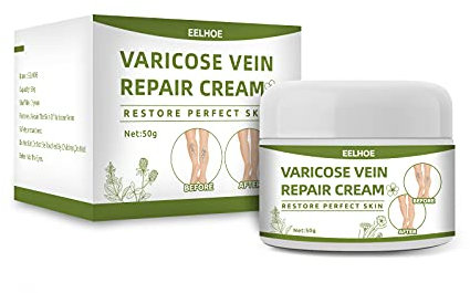 Crema Para Venas Varicosas,LSGGTIM Varicose Veins Treatment Cream,Crema Calmante Para Piernas,Para Piernas Fortalecimiento De Salud Capilar Mejora De La CirculacióN SanguíNea Crema Reparadora