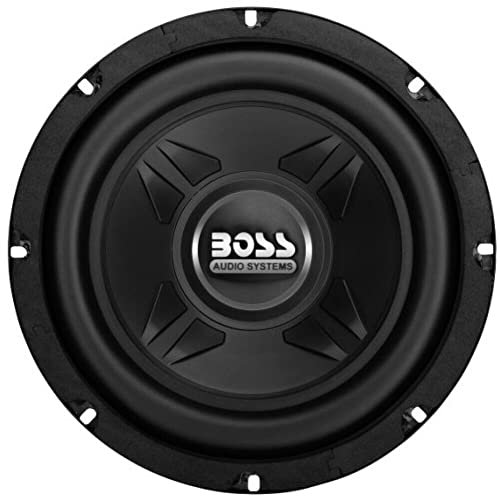 1 subwoofer CHAOS AUDIO SYSTEMS CXX8 da 20 cm 200 mm 8 singola bobina da 4 ohm da 300 watt rms 600 watt max 83 db sospensione in gomma, 1 pezzo