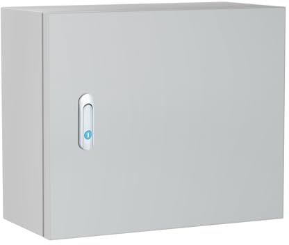 Metal Electrical Enclosure Box, Indoor&Outdoor Electrical Junction Box, Dustproof and Moisture Proof Metal Electrical Box with Safety Lock，Universal Electric Equipment Enclosure Box