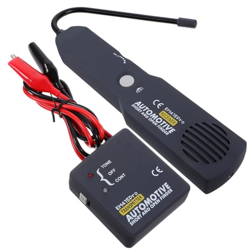 DINHEAROM Automotive Wire Tracer Short Circuit Finder Car Electrical Circuit Tester Cable Tracker for Vehicle Maintenance Without Battery