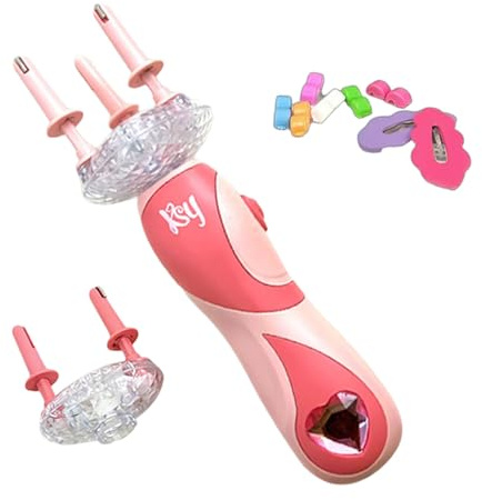 Kit de herramientas para peinar el cabello para niña, máquina de trenzar el cabello eléctrica, juguete de simulación creativa, herramienta de trenzado