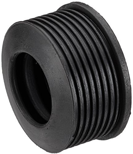 Haas 3135 Mamelon pour coude de Siphon HT | pour HTSW 1 1/4 | Caoutchouc Noir | 1 pièce, Petit