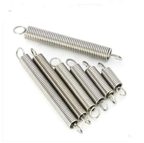Zxxin-Spring Pins, With A Hook Extension Outer Dia 12mm Spring, 2pcs, 1.0 * 12* L L=110 To 200mm, Stainless Steel Tension Spring, Not rusty and durable (Length : 1x12x200)