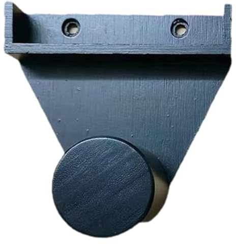 Folpus Organizador Triangular de Madera para Billar, Accesorio de Montaje en Pared, Ligero, Profesional, de 4,7 x 4,7 Pulgadas, Soporte para Tiza, Ahorra, Negro