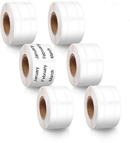 Labelife Compatible File Folder Labels Replace for Dymo Label 30327 (30576) 9/16 x 3-7/16 LW 1-Up Labels for 450, 450 Turbo, 450 Twin Turbo, 450 Duo, 4XL, 400 Printer, 6 Rolls