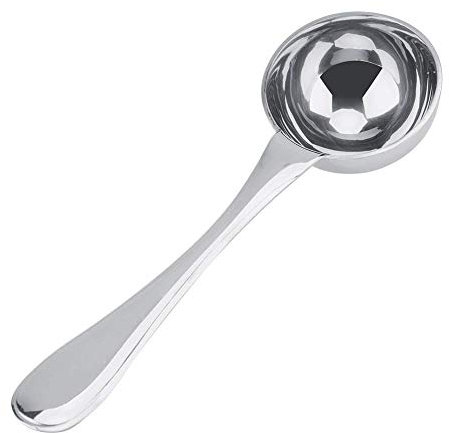 FTVOGUE - Cucchiaio dosatore in acciaio INOX con manico lungo per tè, caffè, cucchiaio, condimenti, utensili da cucina (15 ml)