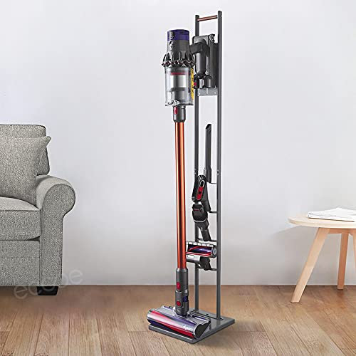 ecooe Staubsaugerhalterung freistehend Bodenständer Halterung für Dyson V15s V15 V12 V11 V10 V8 V7 V6 Outsize Staubsauger Ständer für Dyson-Zubehörteile Verschiedene