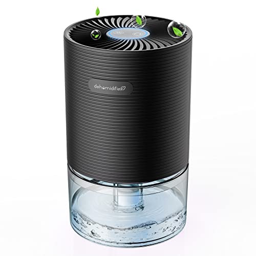 VAZZIDEA Deumidificatore Casa, Deumidificatore Elettrico Portatile da 750 ml, Luce Notturna a 7 Colori, Spegnimento Automatico, Utilizzata in Armadi, Bagno, Camere da Letto