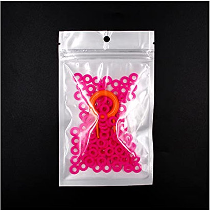 110PCS Keycaps O Ring Seal Switch Sound Dampeners Suitable For Cherry MX Keyboard Damper Replacement Noise Reduction Keyboard O-ring Seal,Pink,9x4x2.5mm