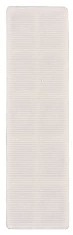 100x28mm Plastic Flat Packers Shims Frame Window Glazing Flooring 1-6mm (Pack of 20, 50, 100, 200) (White 3.0mm, 20)