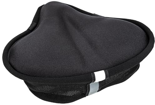 RidingRush Gel Bike Seat Cover – Soft Padded Bicycle Saddle Cushion with Anti-Slip Design & Drawstring Fit – Comfort Cycling Seat Pad for Road, Mountain & Exercise Bikes