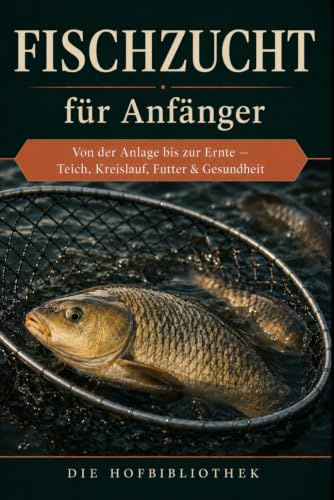 Fischzucht für Anfänger: Erfolgreich Fische halten und züchten im Teich oder Kreislauf: Praxisratgeber zu Planung, Wasserqualität, Futter, Gesundheit und nachhaltiger Teichwirtschaft