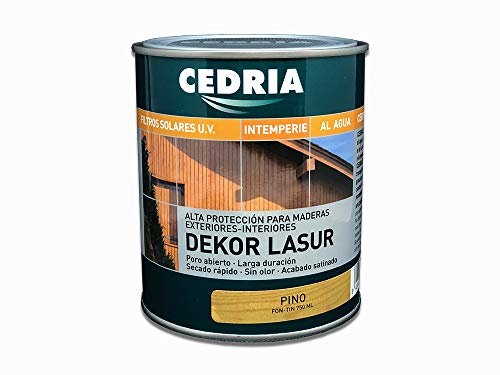 PINO Lasur protector madera exterior al agua Cedria Dekor Lasur 750 ml