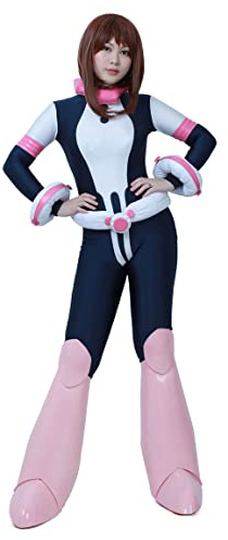miccostumes Women's Anime Hero Cosplay Suit Costume with Waist Piece and Neckwear