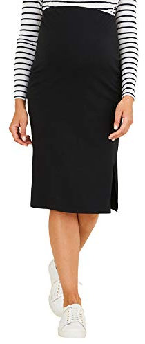 VERTBAUDET Langer Röhrenrock, Schwangerschaft, Schwarz , 40/42 DE
