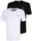 FILA Herren Brod Tee/Double Pack T-Shirt, Black-Bright White, M