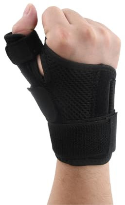 Daumenbandage Links und Rechts, Handgelenk Bandagen, Daumenschiene, Daumenorthese, Handgelenkstütze, Reversible Daumenbandage zur Daumen Verletzungen, Sehnenscheidenentzündung, Arthritis, Sattelgelenk