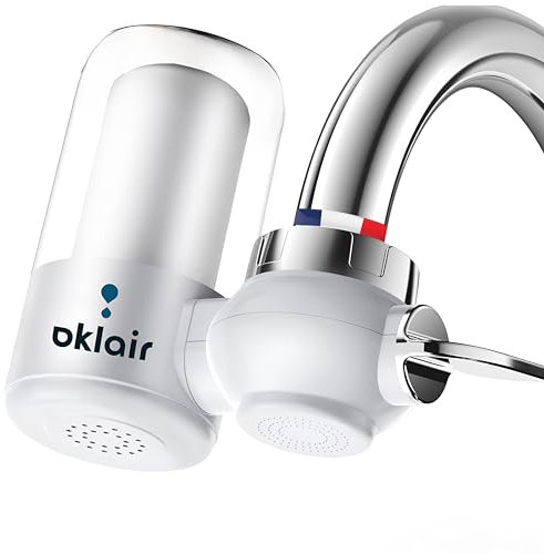 OKLAIR - Purificateur d'Eau sur Robinet - Filtration Haute Efficacité, Anti-Calcaire - Idéal pour Cuisine et Salle de Bain (Purificateur d'Eau sur Robinet - OKLAIR - DOUG)