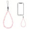 Colgante para Móvil, Cadena Universal Correa Móvil, Celular Grava Piedra Cristal Natural, Colgante Móvil Muñeca, Cadena de Cuentas Cristal Pulido