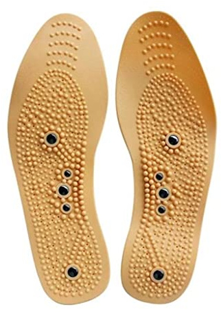 KFGISD, Premium Magnetic Reflexology Acupressure Effect Promote Circulatory Fatigue Relieve Health Therapy,Shoe Insoles(2 Pair,29CM)