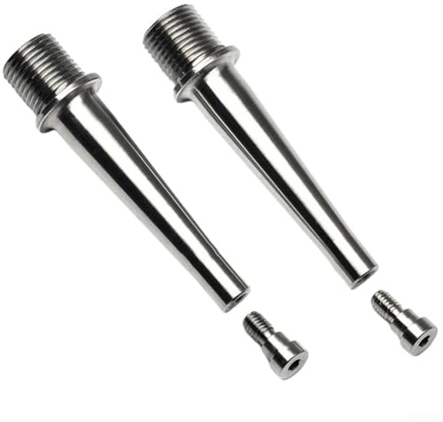 Honseadek Eje de eje de pedal compatible con bicicletas de carretera y montaña, aleación ultraligera de 29 g TC4/GR5, pieza de repuesto para pedales de autobloqueo (para pedal de carretera)