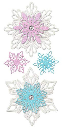 RoomMates EMB0021SCS Disney Frozen Schneeflocken, Bunt, Normal
