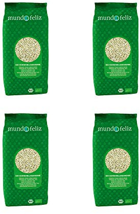 Mundo Feliz - 4 paquets de graines de tournesol bio, 500 g