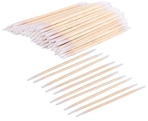 400 Wattestäbchen, Doppelseitige Wattestäbchen, Wattestäbchen, Sicherheitsohr-Wattestäbchen, Spitze Form, Wattestäbchen, Geeignet Für Ohrenreinigung, Schönheit Und Hautpflege