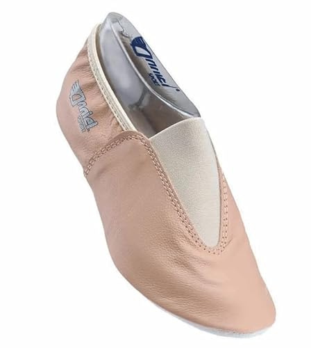 Anniel 2038 Scarpe da Ginnastica Artistica in Pelle. 100% Made in Italy (40, Rosa Pallido)