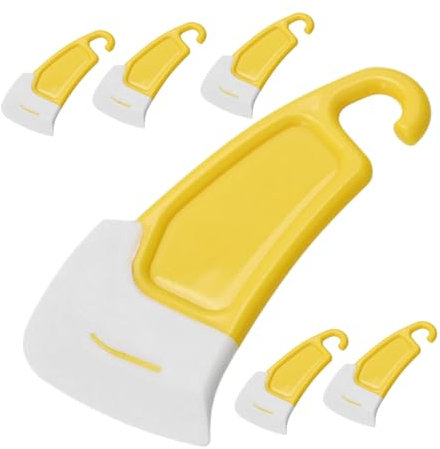 Cabilock 6pezzi Spatola Silicone Per Pulizia e Padelle Da Resistente Alle Temperature Facile Da Lavare Lavastoviglie Utensile Antiaderente Per Cucina e Piatti