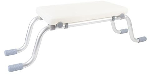 Upphängd Badkar Duschstol, Aluminiumlegering Anti-Slip Badkar Duschbänk för äldre Funktionshindrade Vuxna, Badkar Bänk för Hembadrumshotell, Utrymmesbesparande Duschpall
