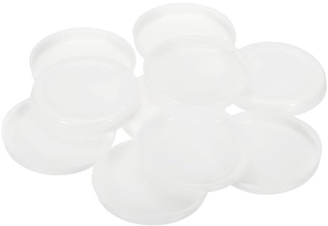 PATIKIL 30 Pcs Mailing Tube Plastic End Caps 3 ID PE Round Cardboard Shipping Tube Lids White Protective Poster End Caps for Paper Documents Artwork Storage