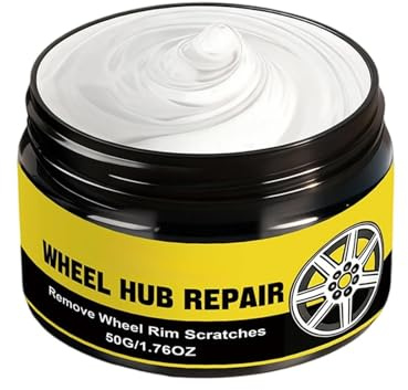 Pasta Per Graffi Sui Cerchioni, Crema Per Lucidare E Ripristinare La Lucentezza Di Facile Applicazione, Pasta Riparatrice per Graffi dei Cerchi Auto, per Auto Camion Camper Autofficina Protezione
