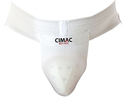 CIMAC Groin Guard - Junior Size (66 to 79cm) - Martial Arts Groin Protectors, Elasticated Material with Reinforced Removable Cup, for MMA, Boxing, Muay Thai, Kickboxing, Karate, & Other Contact Sports