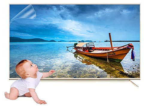 XRRX 55in Matte Anti-Glare TV Bildschirmschutzfolie, Anti Blue Light Monitor Filter, Reduziert Strahlung Schutzfolie Für Die Augen Für LCD, 4K OLED & QLED HDTV Bildschirme / 55in 1211x682mm