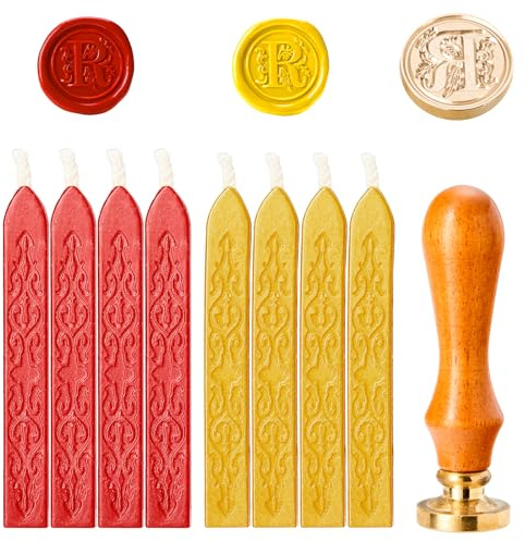 sigillvaxset, vaxsigillstämpelstämpelset, sigillstämpel personlig, sigill vaxstämpel, vaxsigill bröllop, sigillset, vaxsigillstämpel bröllop, sigill vax guld röd
