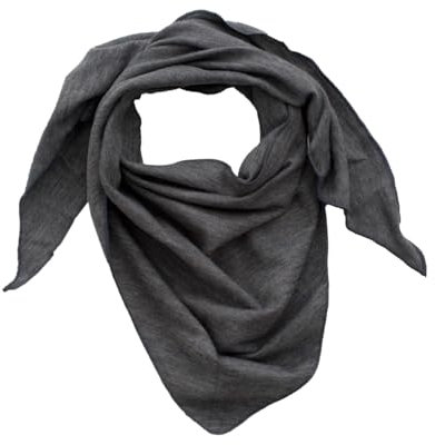 Lilano, Kinder/Baby Halstuch Dreieckstuch Groß, 70% Wolle (kbT), 30% Seide, 210 gr./m ² (Hellgrau)