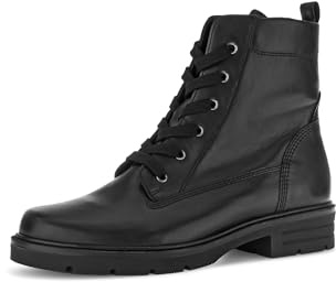 Gabor Stivali stringati da donna, stivaletti da donna,Best Fitting, Nero 27., 38 EU