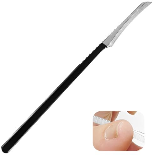 ZKGYUS Lima del piede - Professionale coltelli da pedicure rimuovere i Calli di pelle Morta, Dura, Rimozione - Raschietto in Acciaio Inossidabile, Nero
