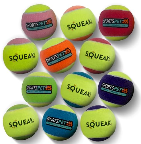 SPORTSPET SQUEAK! 12pk - Edición multicolor